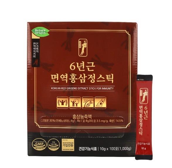 6년근 홍삼정스틱 10g x 100포