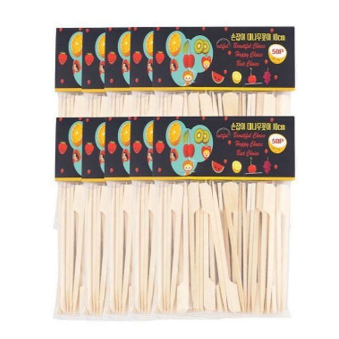 손잡이 꼬치 우드스틱 캠핑 닭꼬치 오뎅 꽂이50P 18cm