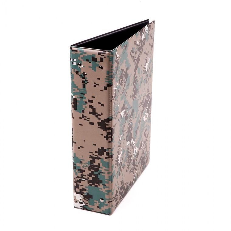 문화 군용 사다리 바인더 7cm A4 디지털무늬 M682-71 250x310x75mm