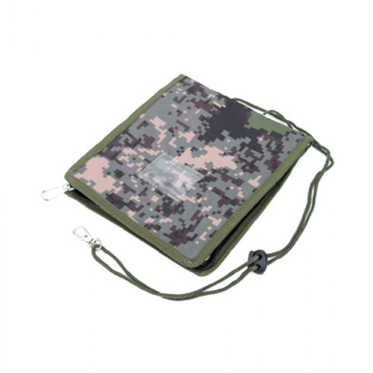 문화 군용 음어낭 목걸이형 디지털무늬 M702-01 180x210mm