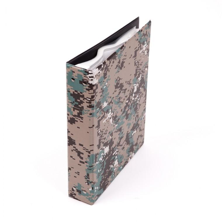 문화 군용 자료집 5cm 100P A4 디지털무늬 M670-71 250x310x55mm