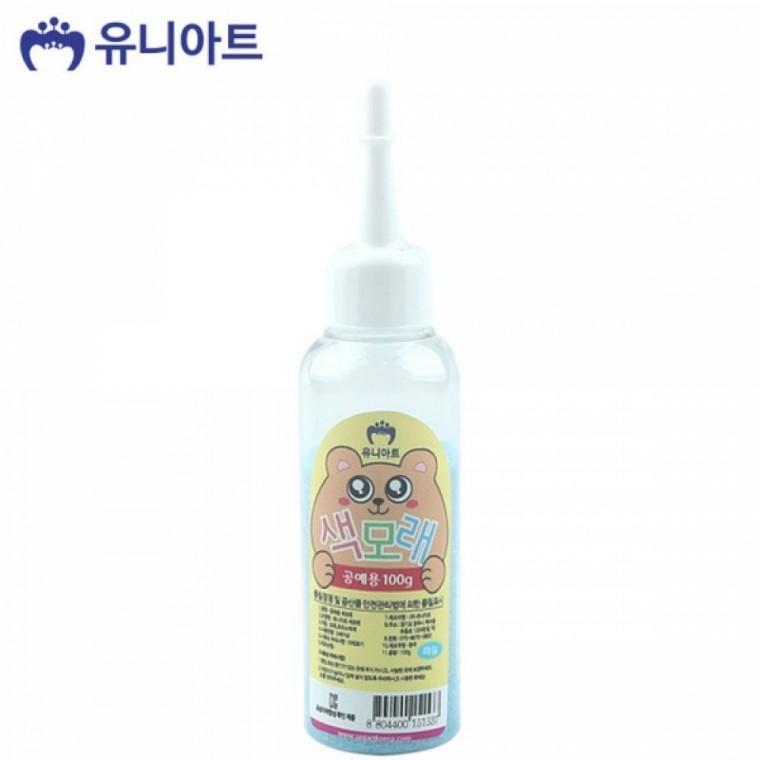 유니아트 (모래) 공예용 색모래 100g (하늘)