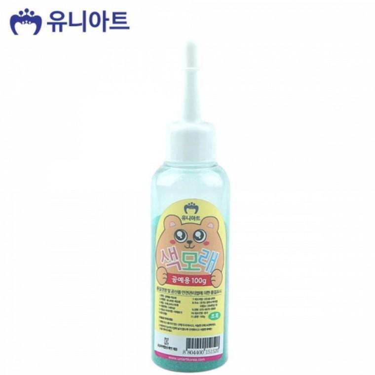 유니아트 (모래) 공예용 색모래 100g (초록)