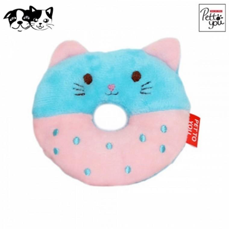 우쭈쭈 큐티도넛 삑삑이 장난감 (고양이) (강아지 장난감)