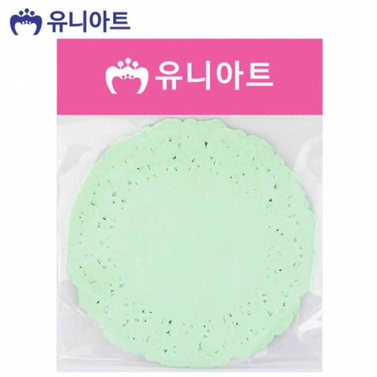 유니아트 (종이레이스) 1000 칼라 종이 레이스 (중) (연두)