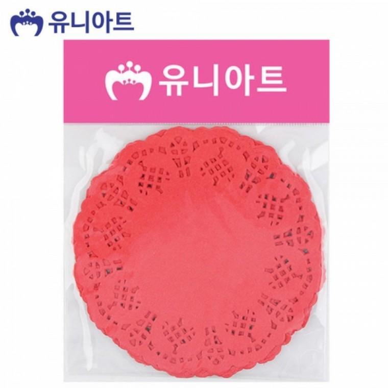 유니아트 (종이레이스) 1000 칼라 종이 레이스 (소) (빨강)