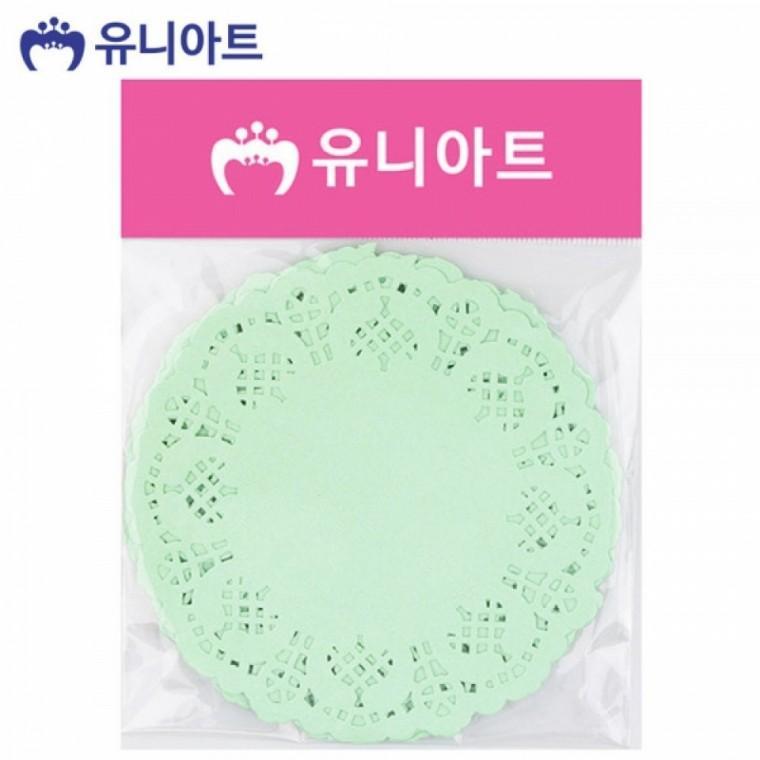유니아트 (종이레이스) 1000 칼라 종이 레이스 (소) (연두)