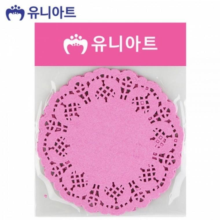 유니아트 (종이레이스) 1000 칼라 종이 레이스 (소) (진분홍)