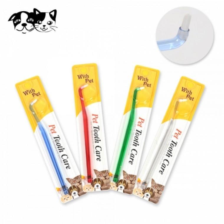 토리 펫투스케어 칫솔 1p (애완용 칫솔) (랜덤1개)