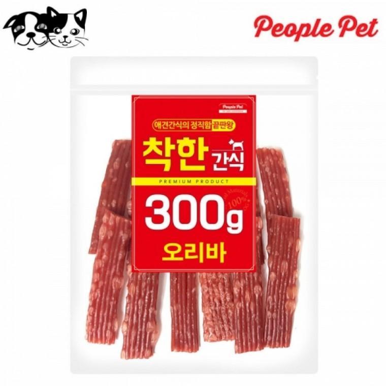 피플펫 착한간식 오리바 300g (강아지 간식)
