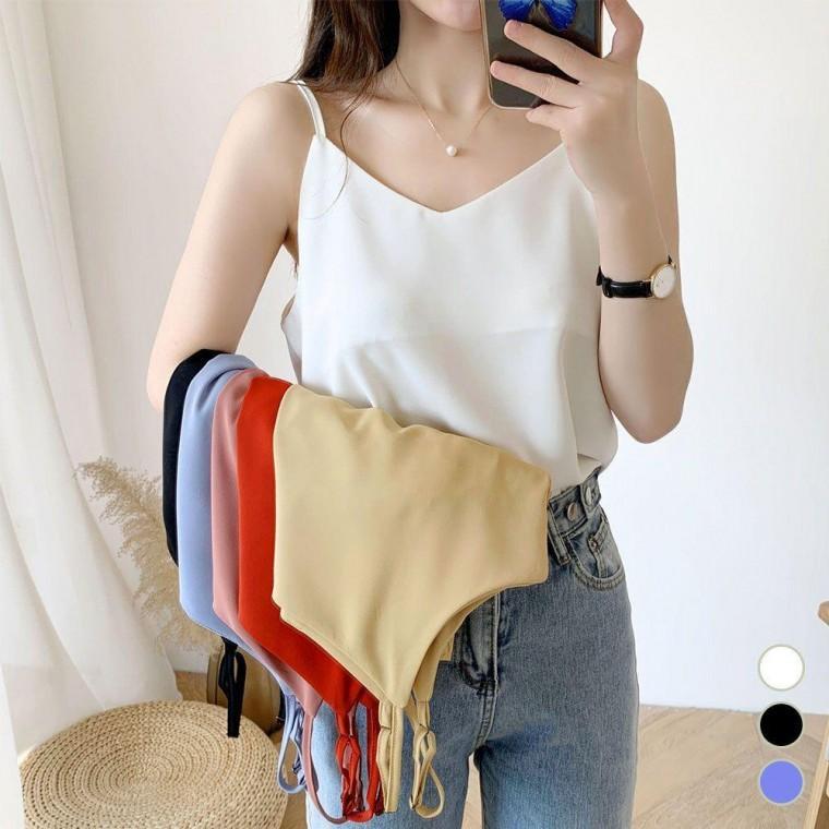 끈나시 데일리 실크 새틴 모두팜