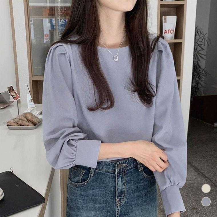 자수블라우스 핀턱 봄블라우스 블라우스 모두팜