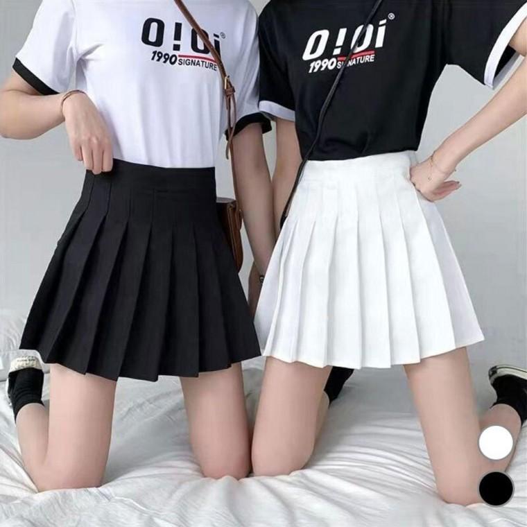 테니스스커트 스커트 하이웨스트 테니스치마 여성 플 모두팜