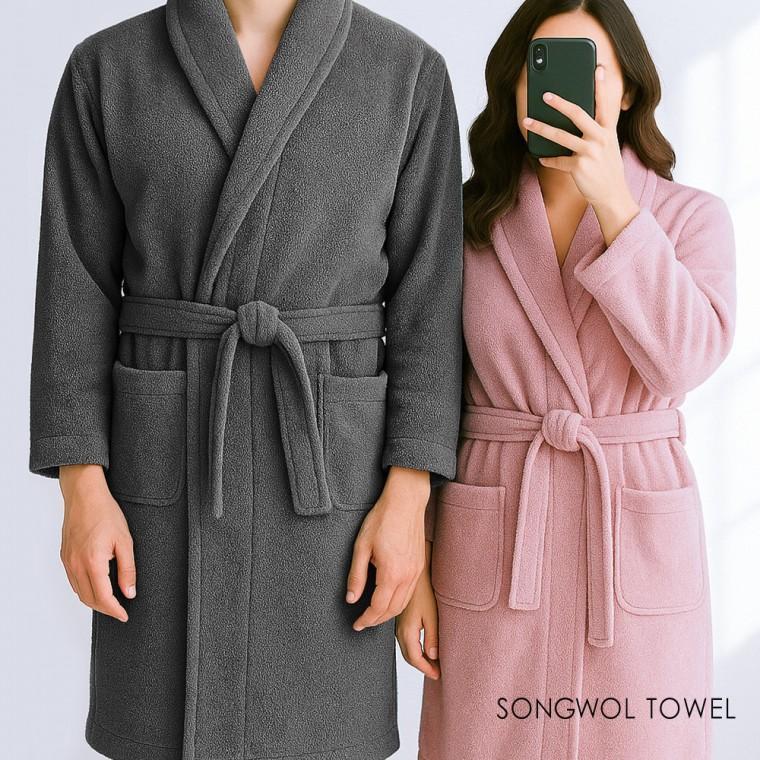 송월 30수 라이트 가운 호텔 샤워 바스 로브