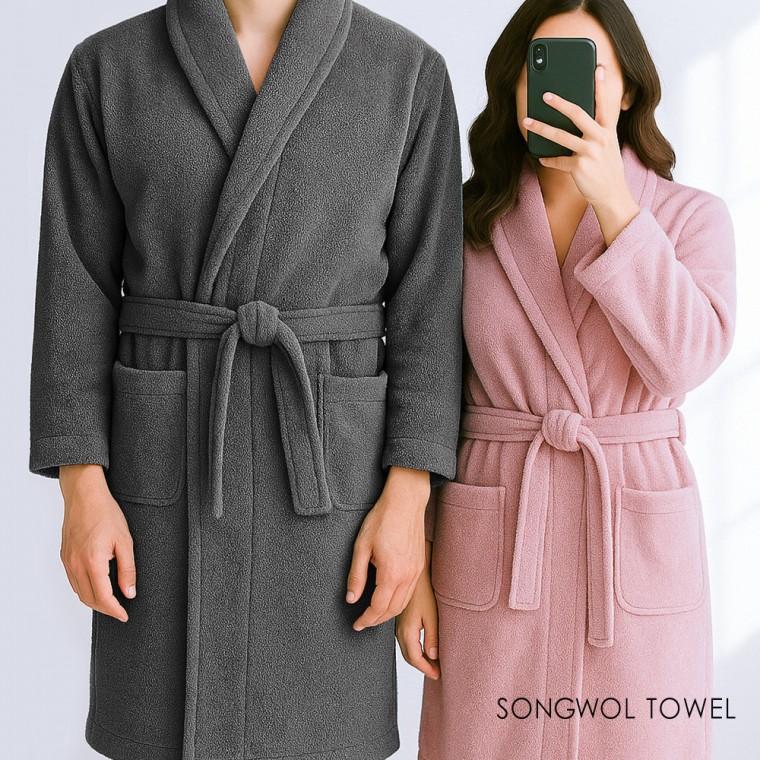 송월 30수 라이트 가운 호텔 샤워 바스 로브