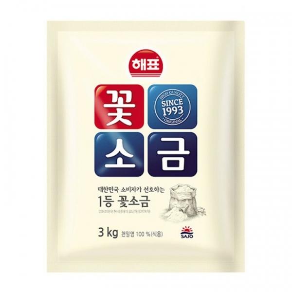 사조해표 꽃소금 3kg
