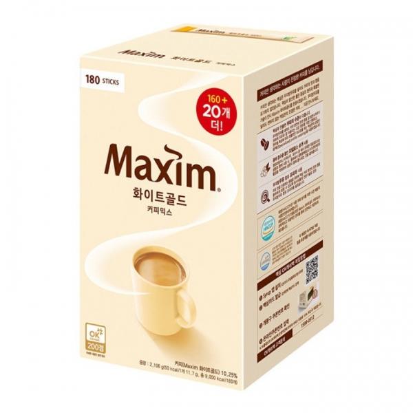 (무배) 맥심 화이트골드 커피믹스 180스틱