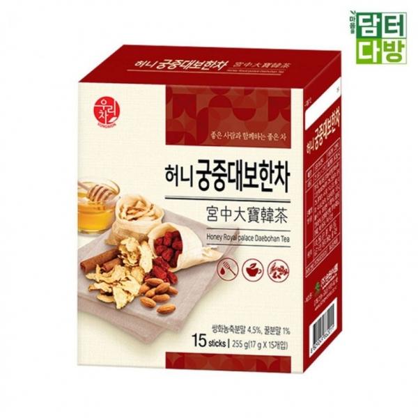 (무배) 송원 허니궁중대보한차 15스틱
