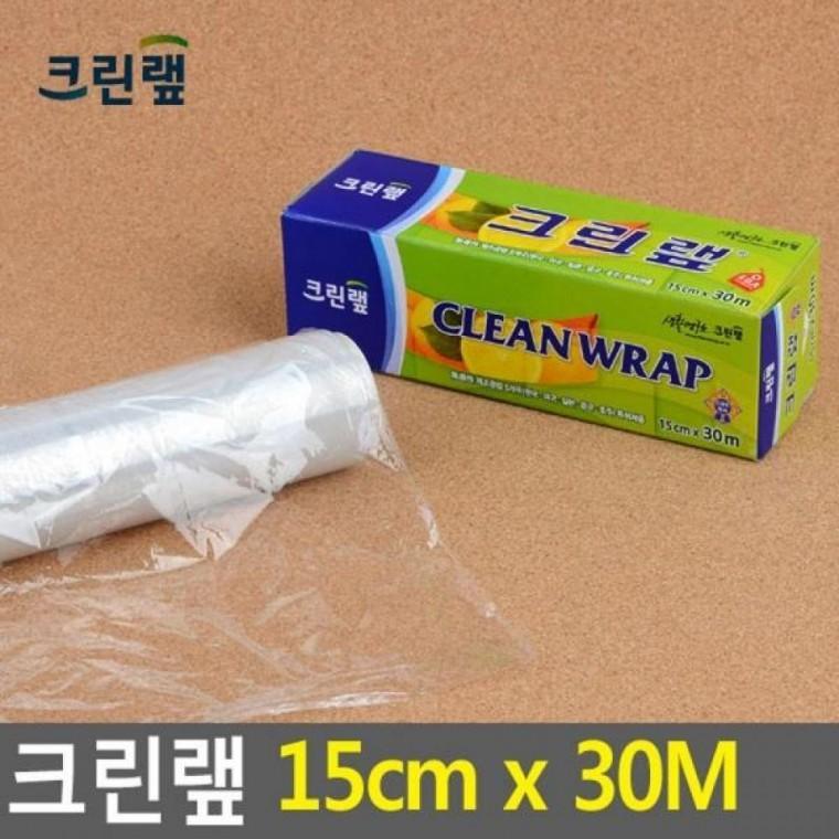 15cmx30M 비닐 포장용품 주방잡화 롤백 15cmx30M 주방용품 일회용랩 크린롤백