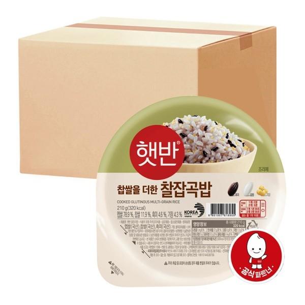 즉석밥 찰잡곡밥 210g 36입