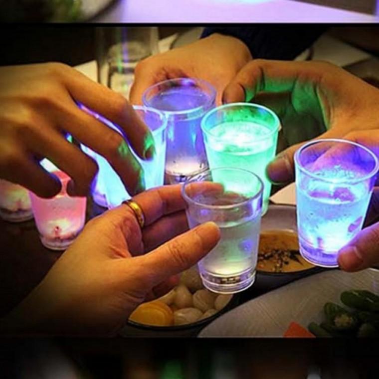 LED 원샷 소주잔 야 한잔 6P 예쁜 술잔 특이한소주잔 LED소주잔