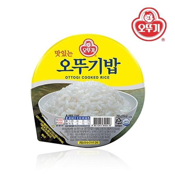즉석밥 오뚜기 맛있는 오뚜기밥 흰밥 210g 24개