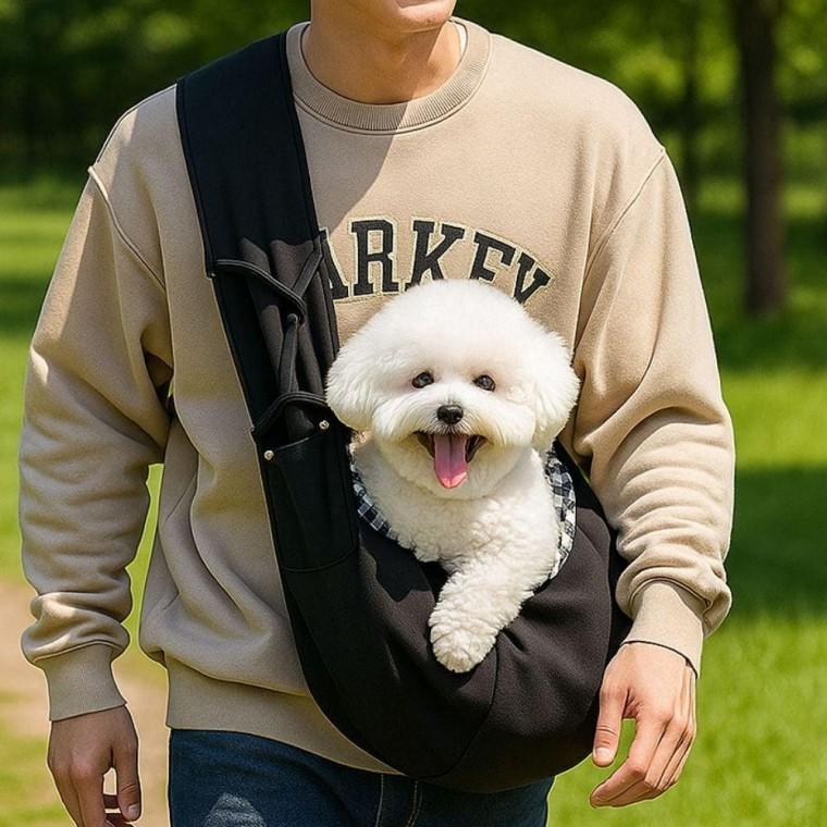 강아지티셔츠 슬링백 크로스백 반려동물 강아지 애견옷 고양이