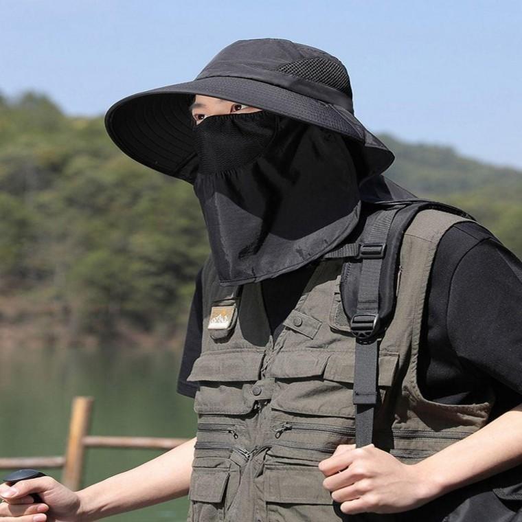 햇빛가리개모자 작업 등산 햇빛가리개 남녀공용 모자 자외선차단 여름작업
