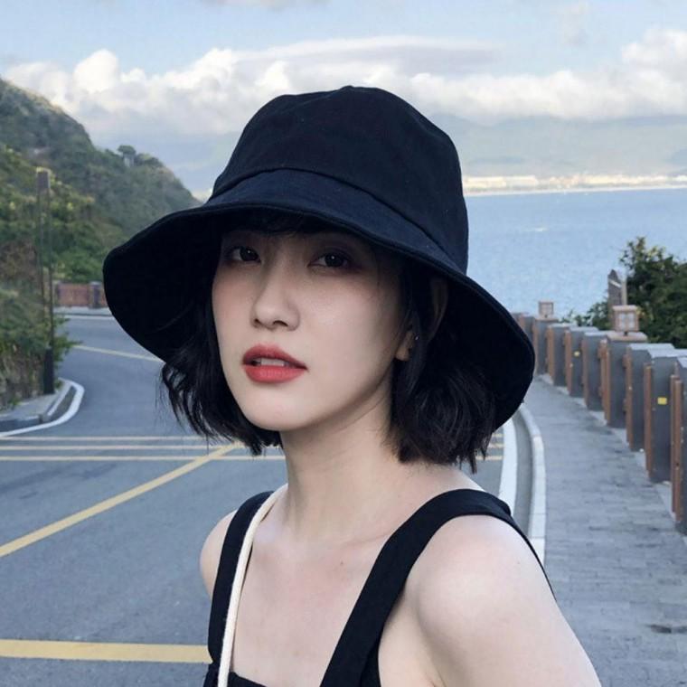 버킷햇 벙거지 벙거지모자 데일리 모던 모자 코튼 무지