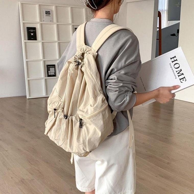 스트링백팩 스트링 데일리 나일론 포켓 백팩