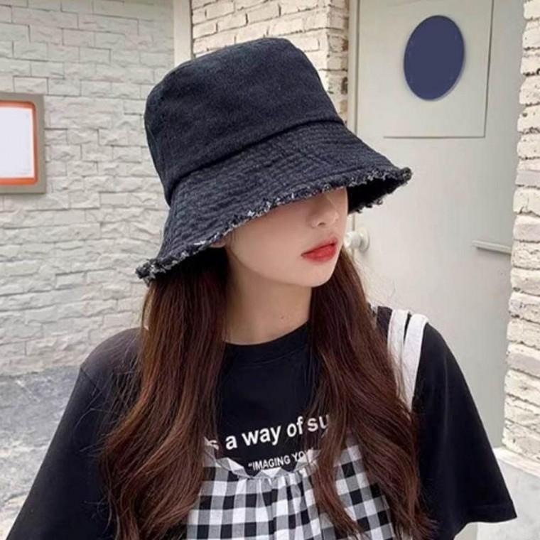 데님벙거지 트렌디 버킷햇 수술 포인트