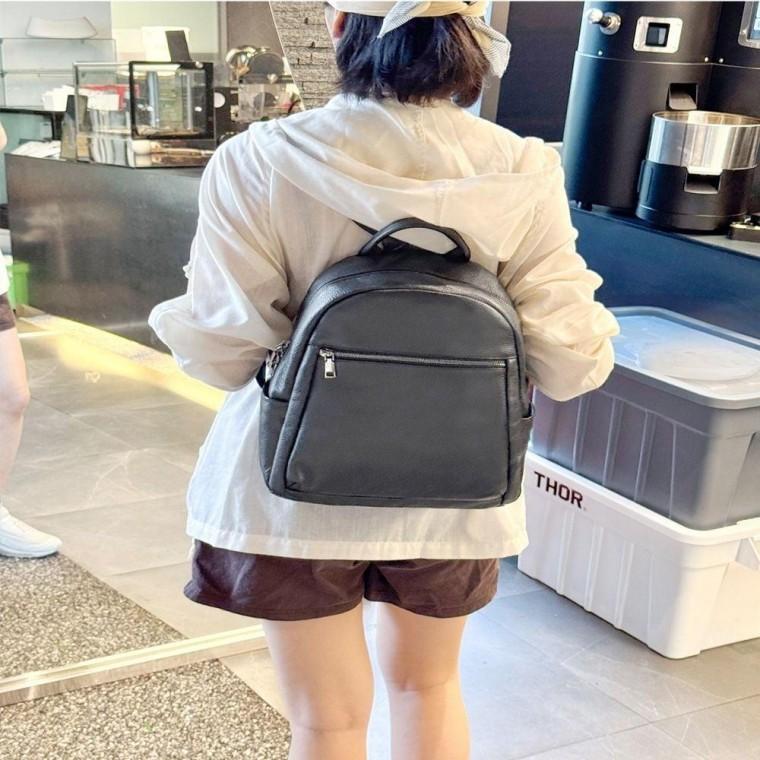 여성백팩 대학생 여자 숄더 숄더백 백팩 출근 소가죽 가방