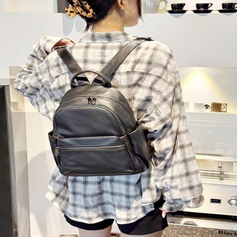 여성백팩 대학생 백팩 가죽 출근 데일 여성