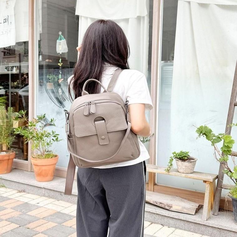 여성백팩 3컬러 백팩 소가죽 출 데일리가방 숄더 여자 가죽 여행