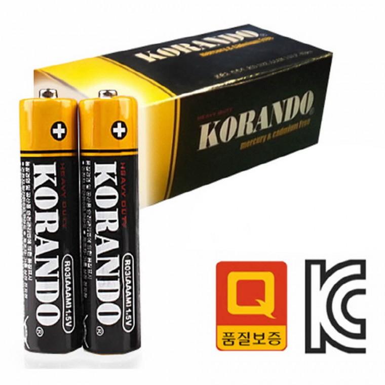 코란도 AAA건전지 60알박스 LR3 밧데리소형건전지 중국산 저가건전지 배터리 빠데리