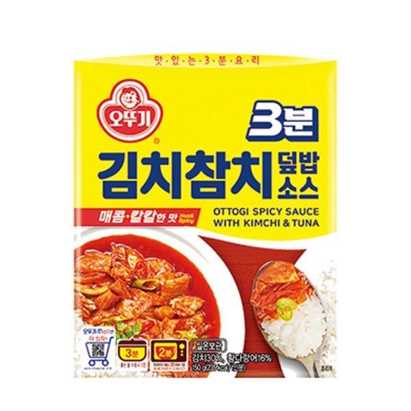 즉석밥 오뚜기 3분 김치참치덮밥소스 150g x24개