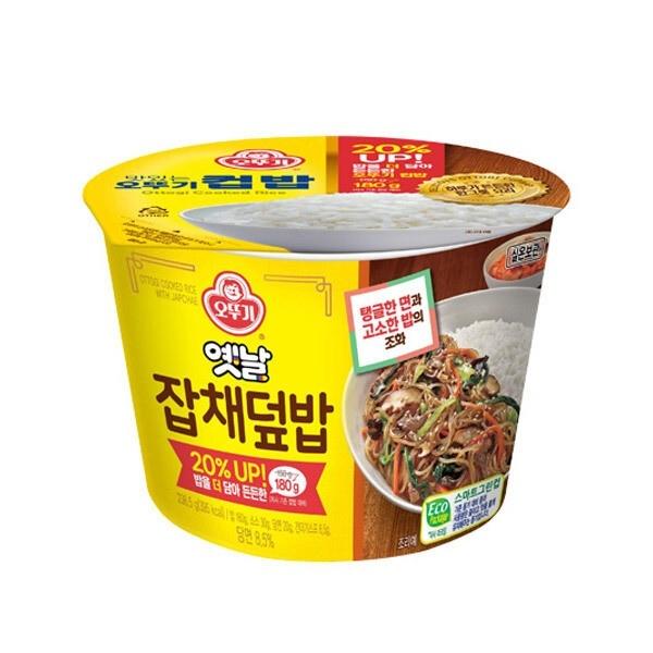 즉석밥 오뚜기 컵밥 옛날 잡채덮밥 2365g x6개
