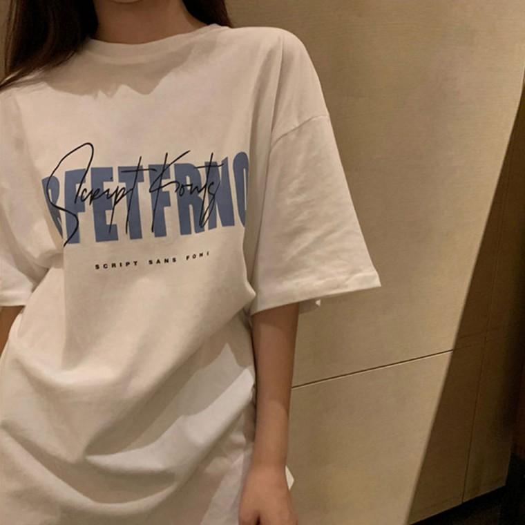 HL] 티셔츠 레터링 루즈핏 반팔 캐주얼 기본핏 남성