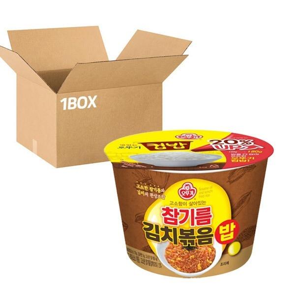즉석밥 오뚜기 컵밥 참기름 김치볶음밥 259g x12개