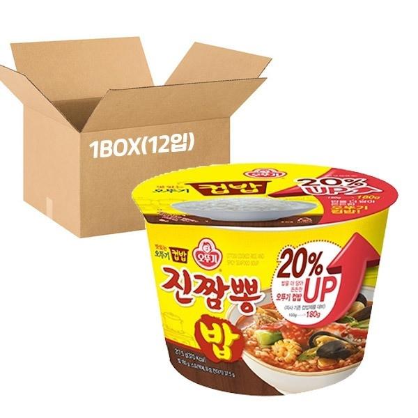 즉석밥 오뚜기 컵밥 진짬뽕밥 2175g x12개