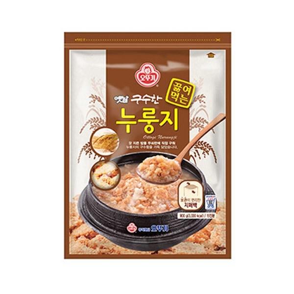즉석밥 오뚜기 옛날 구수한 끓여먹는 누룽지 900g x4개