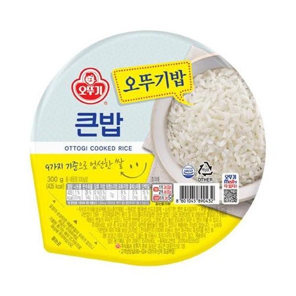 즉석밥 오뚜기 큰밥 300g x18개