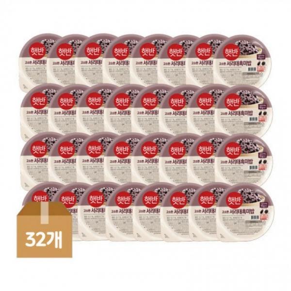 즉석밥 즉석밥 서리태흑미밥 210g x 32개