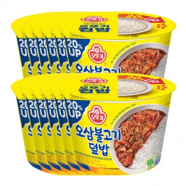 컵밥 오삼불고기덮밥(즉석국) 315G 12개