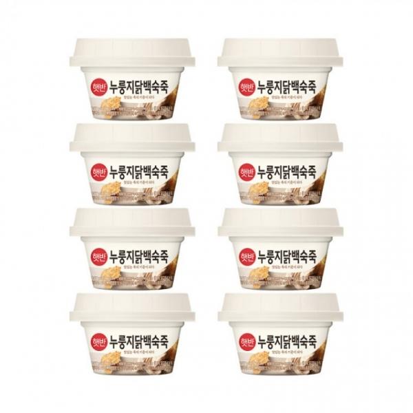 즉석밥 즉석밥 누룽지닭백숙죽267G 8개