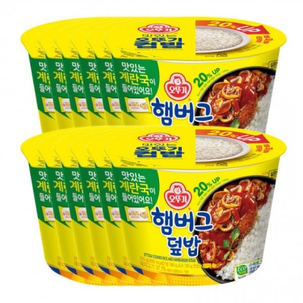 컵밥 햄버그덮밥(즉석국) 315G 12개