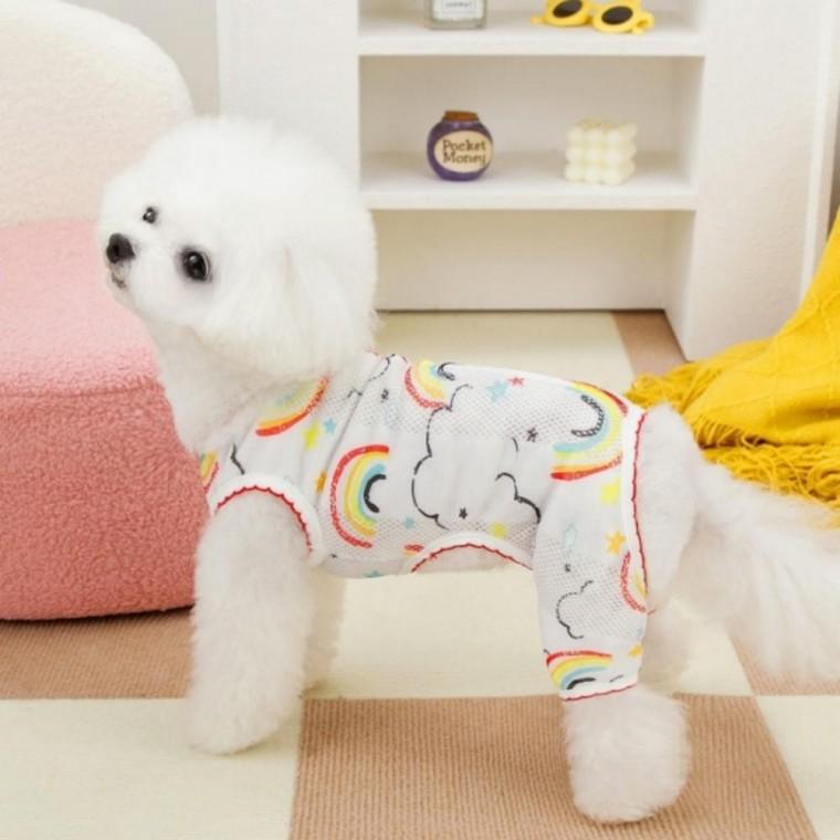 캐릭터 매쉬 나시 올인원 반려견옷 애견 강아지 강아지옷