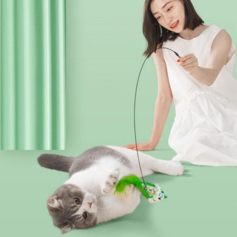 고양이 낚싯대 장난감 참새 컬러풀 버드 리필 3종 세트