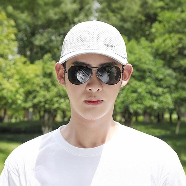 남녀공용 4컬러 캐주얼 메쉬 레터링 볼캡 CAP21