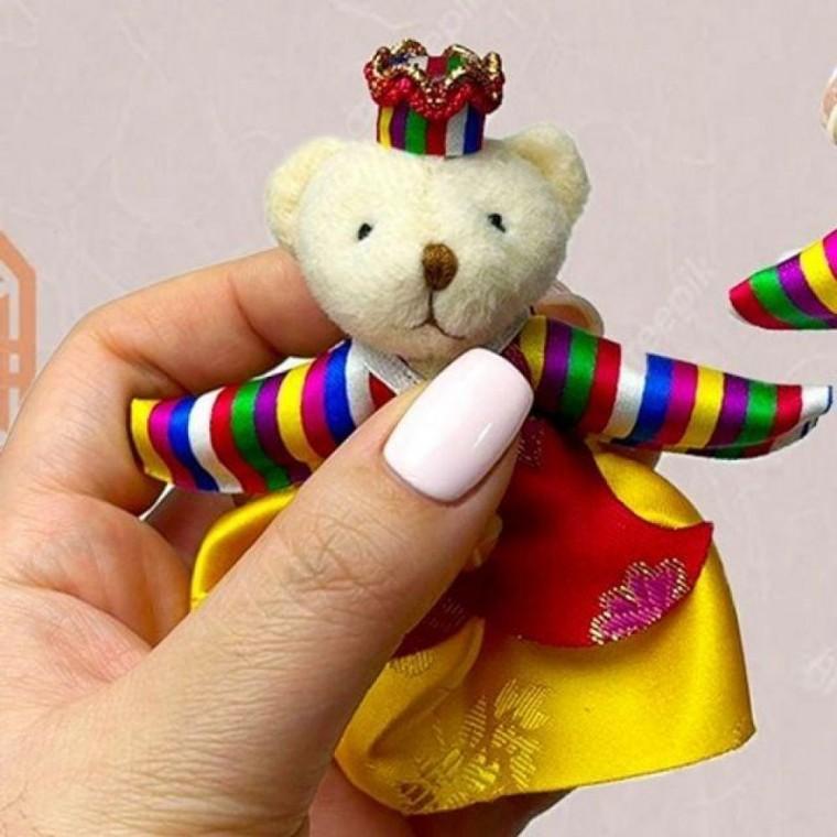 키링선물 인형 키홀더 열쇠고리 전통한복 곰돌이 가방고리